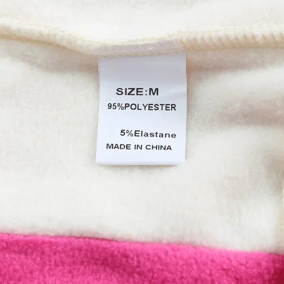 Rose Colorblock Long Sleeve Pullover Fleece Sweatshirt - Picture 16 of 16